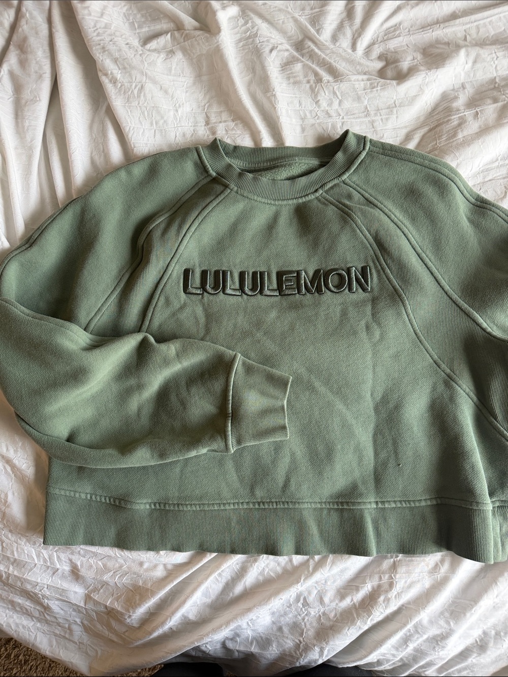 lululemon athletica Logo Cropped scuba